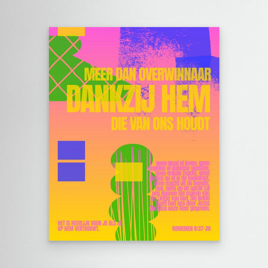 Overwinnaar dankzij Hem.